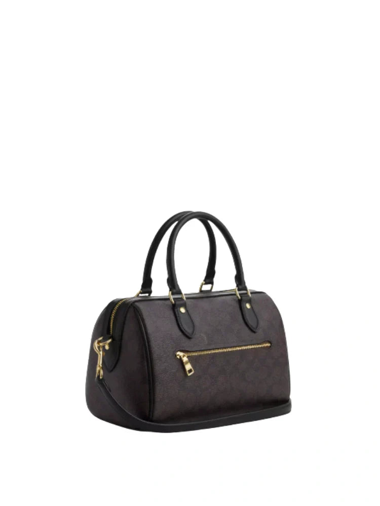 ROWAN SATCHEL BAG IN SIGNATURE CANVAS