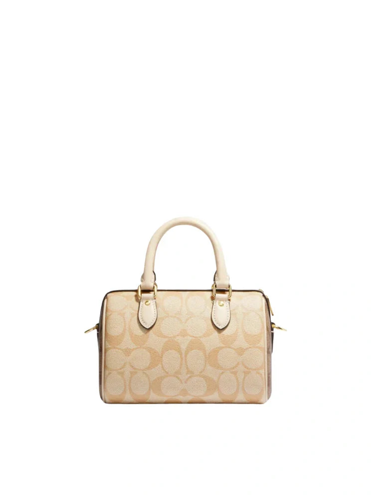 ROWAN SATCHEL BAG IN SIGNATURE CANVAS