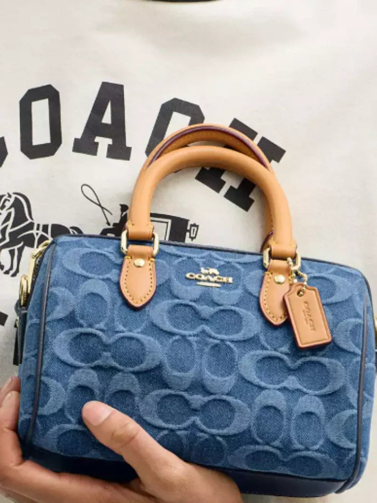 ROWAN SATCHEL BAG IN SIGNATURE CANVAS